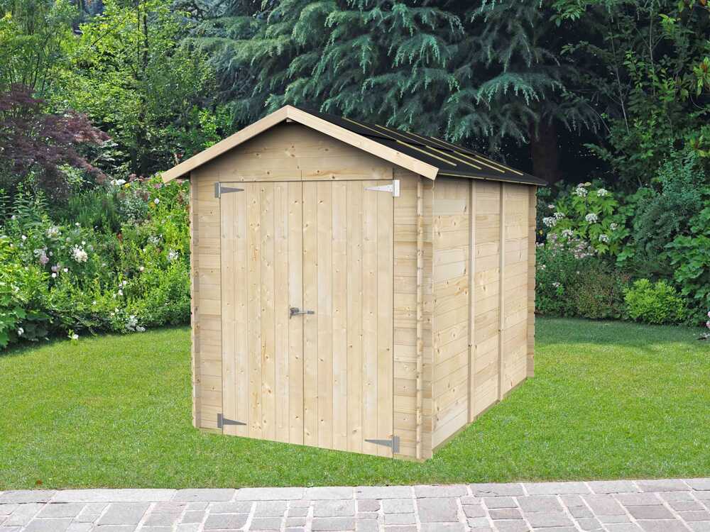 Alce Fiamma 178×273 – Caseta de jardín de madera – 178x273x226 cm - Imagen 2