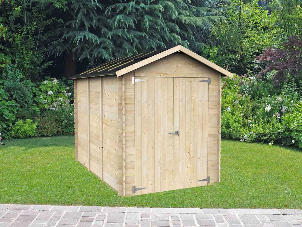 Alce Fiamma 178×273 – Caseta de jardín de madera – 178x273x226 cm - Imagen 3