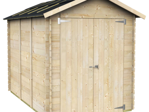 Alce Fiamma 178×273 – Caseta de jardín de madera – 178x273x226 cm