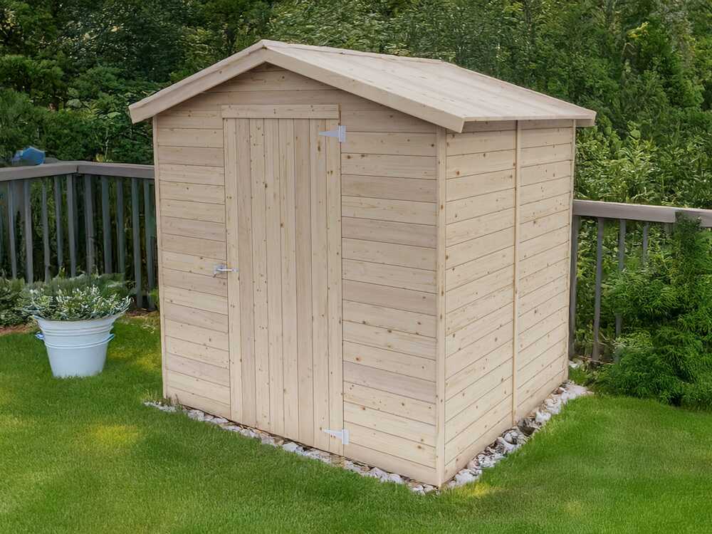 Alce Stefy 200×167 – Caseta de jardín de madera – 200x167x214 cm - Imagen 3