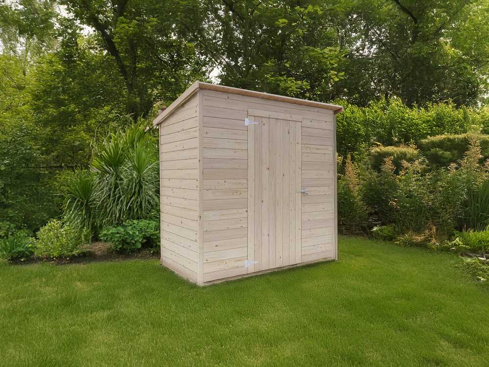 Alce Stefy 207×102 – Caseta de jardín de madera – 207x102x215 cm - Imagen 2