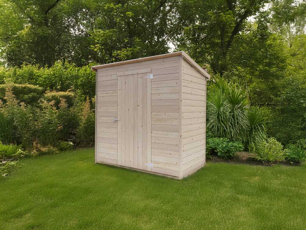 Alce Stefy 207×102 – Caseta de jardín de madera – 207x102x215 cm - Imagen 3