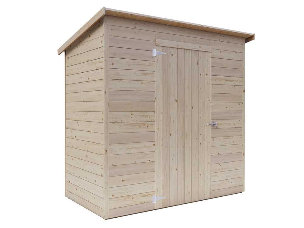Alce Stefy 207×102 – Caseta de jardín de madera – 207x102x215 cm - Imagen 4
