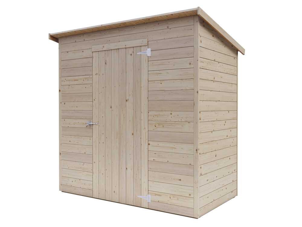 Alce Stefy 207×102 – Caseta de jardín de madera – 207x102x215 cm - Imagen 5