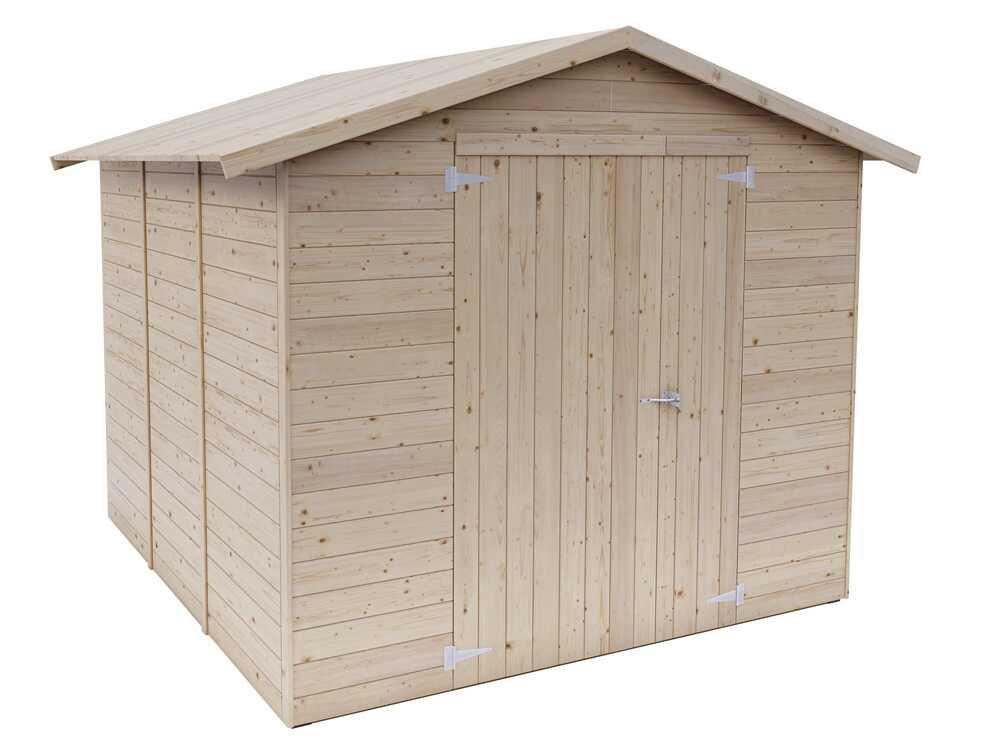 Alce Stefy 238×305 – Caseta de jardín de madera – 238x305x220 cm - Imagen 5