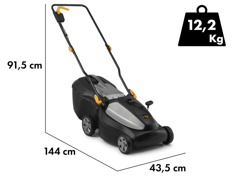 Alpina AL 3820 Li Kit – Cortacésped a batería – 2x20V/4Ah – Corte 38 cm - Imagen 2