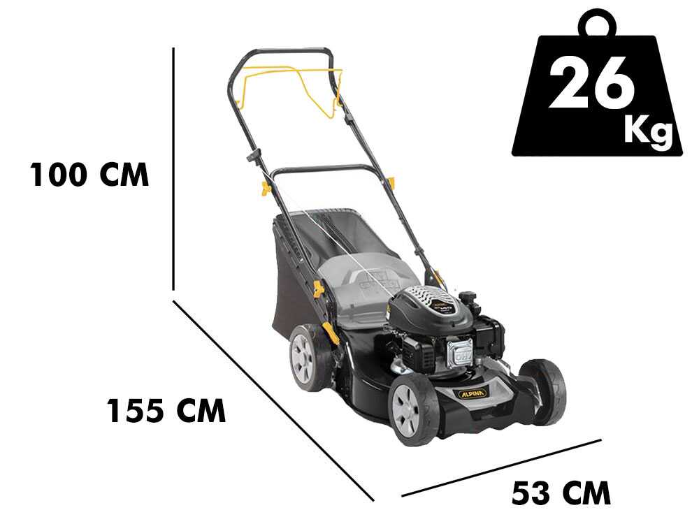 Alpina AL5 46 SA – Cortacésped de gasolina autopropulsado – Motor ST 140 de 139 cc - Imagen 2