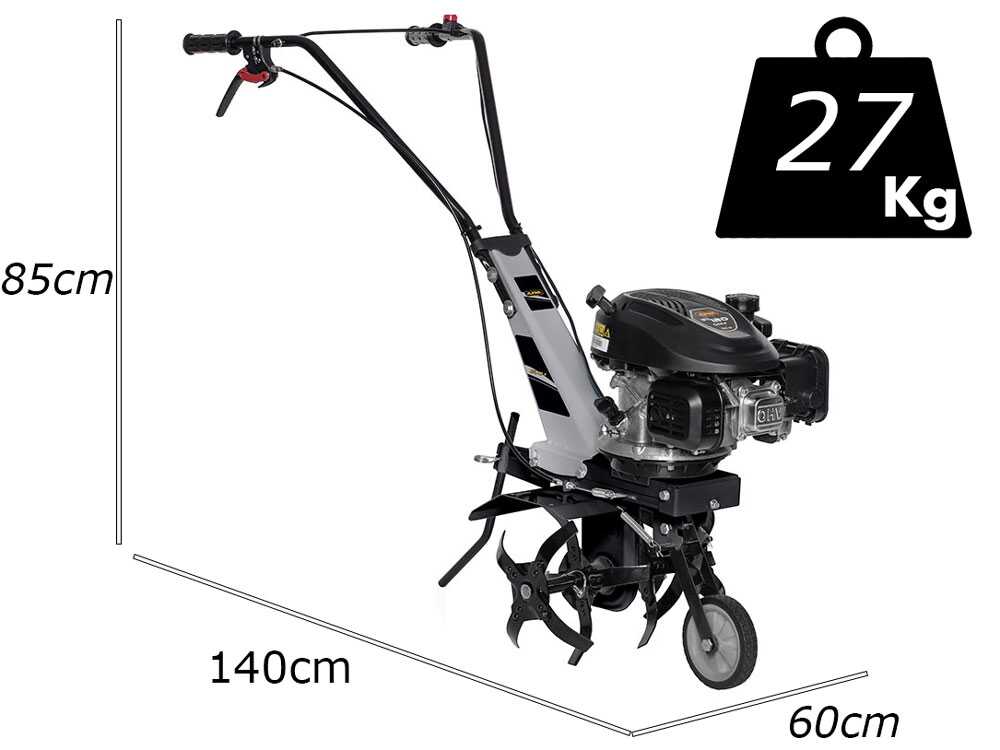 Alpina ATL 36 V -Motoazada de gasolina 4 CV – Alpina ST 120 OHV de 123 cm3 - Imagen 2