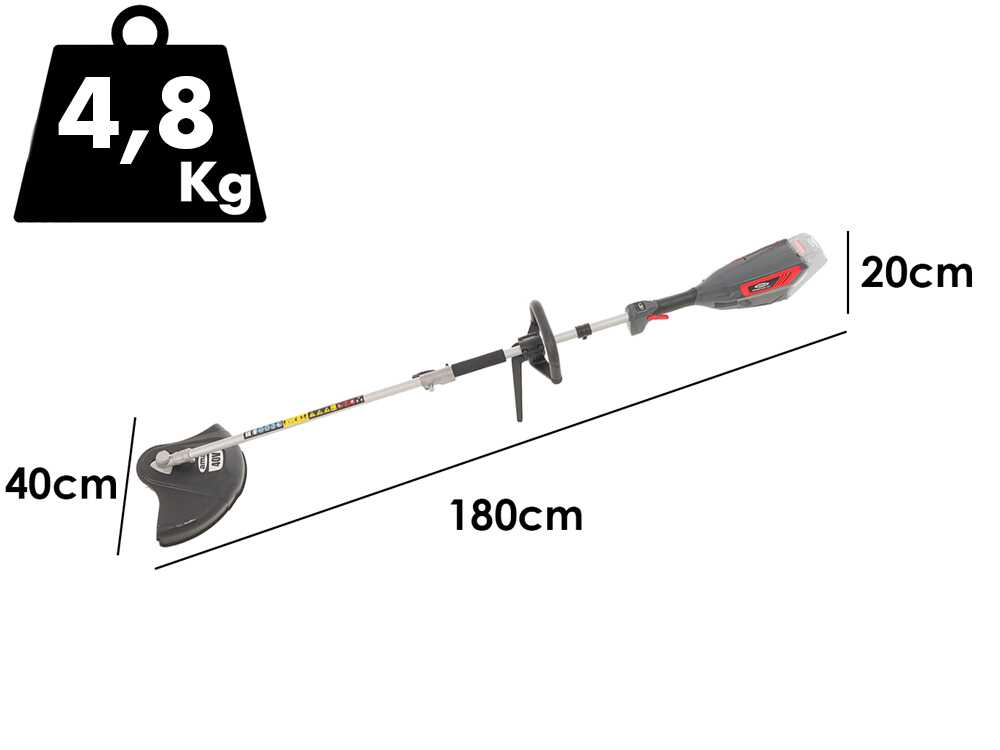 Ama Freemow 98702 – Desbrozadora multifunción a batería – 40 V – SIN BATERÍAS NI CARGADOR - Imagen 2