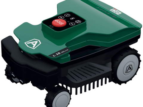 Ambrogio L15 Deluxe – Robot cortacésped con cable perimetral – Batería 25,9 V y 5 Ah