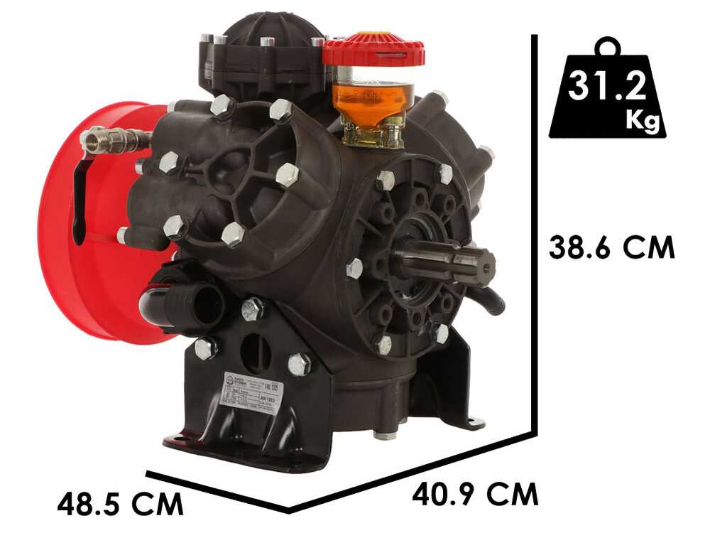 Annovi Reverberi AR 1203 – Bomba de pulverización para tractor – Alta presión - Imagen 2