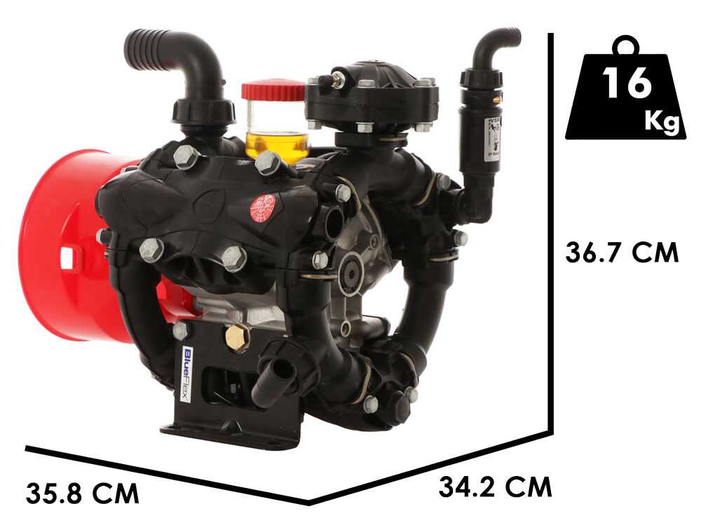 Annovi Reverberi AR 140 BP – Bomba de baja presión para el desherbado en tractor - Imagen 2