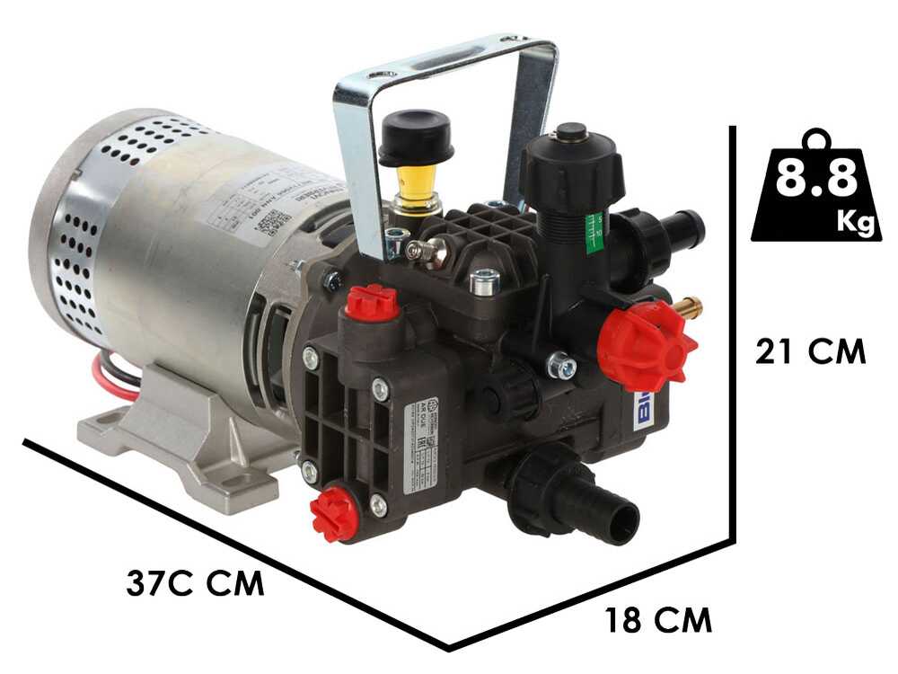 Annovi Reverberi AR DUE DC – Motobomba eléctrica de pulverización – 12 V – 10 bares – SIN BATERÍA - Imagen 2