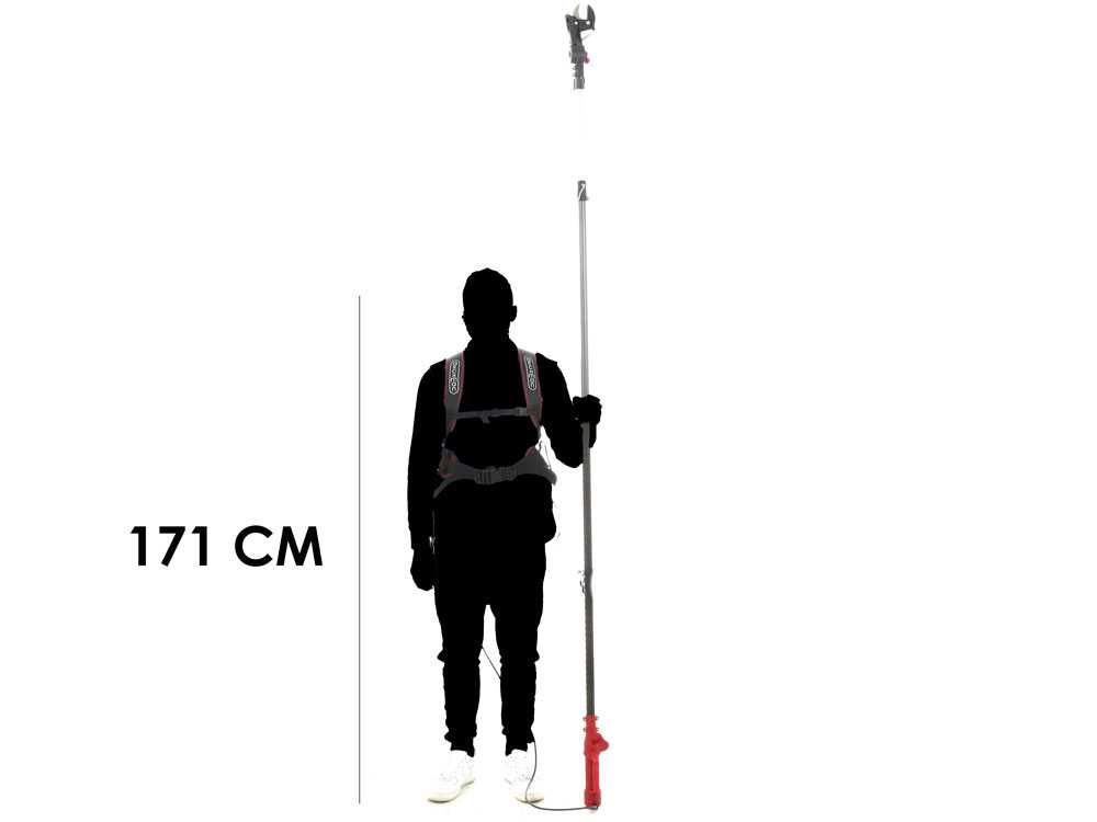 Archman HELIUM+ – Tijera de podar eléctrica con pértiga 265 – 415 cm – 37V 8.7Ah - Imagen 3
