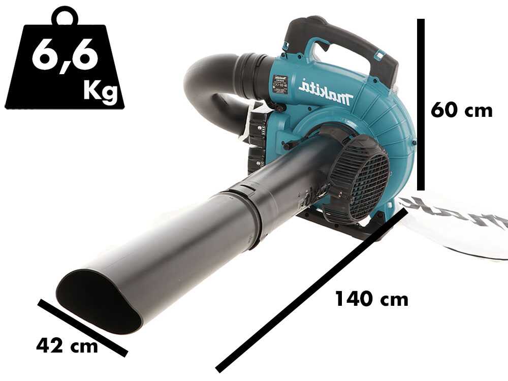 Aspirador soplador de hojas Makita DUB363 36V CARGADOR Y BATERÍA NO INCLUIDOS - Imagen 2
