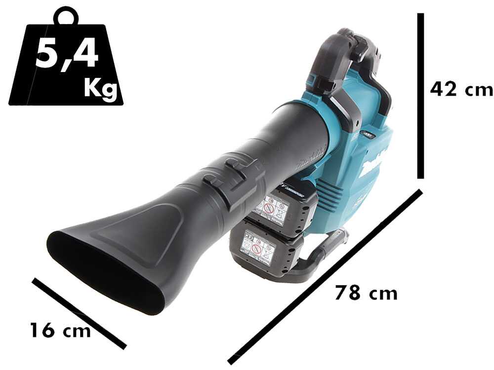 Aspirador soplador de hojas Makita DUB363 36V CARGADOR Y BATERÍA NO INCLUIDOS - Imagen 3