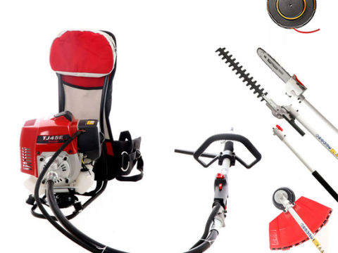 Attila ADG 45 KC-Z – Desbrozadora de gasolina de mochila multifunción – Motor Kawasaki TJ45E