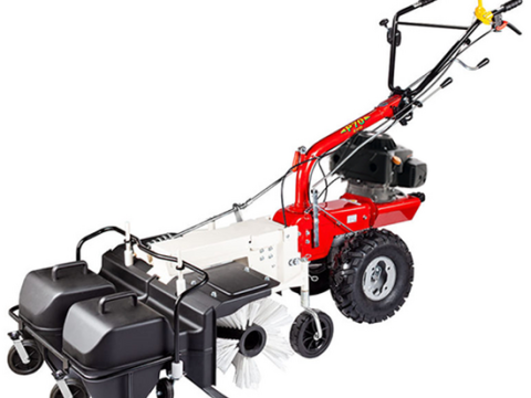 Barredora Eurosystems P70 EVO de 88 cm, barredora con recogida y motor Loncin 224 OHV