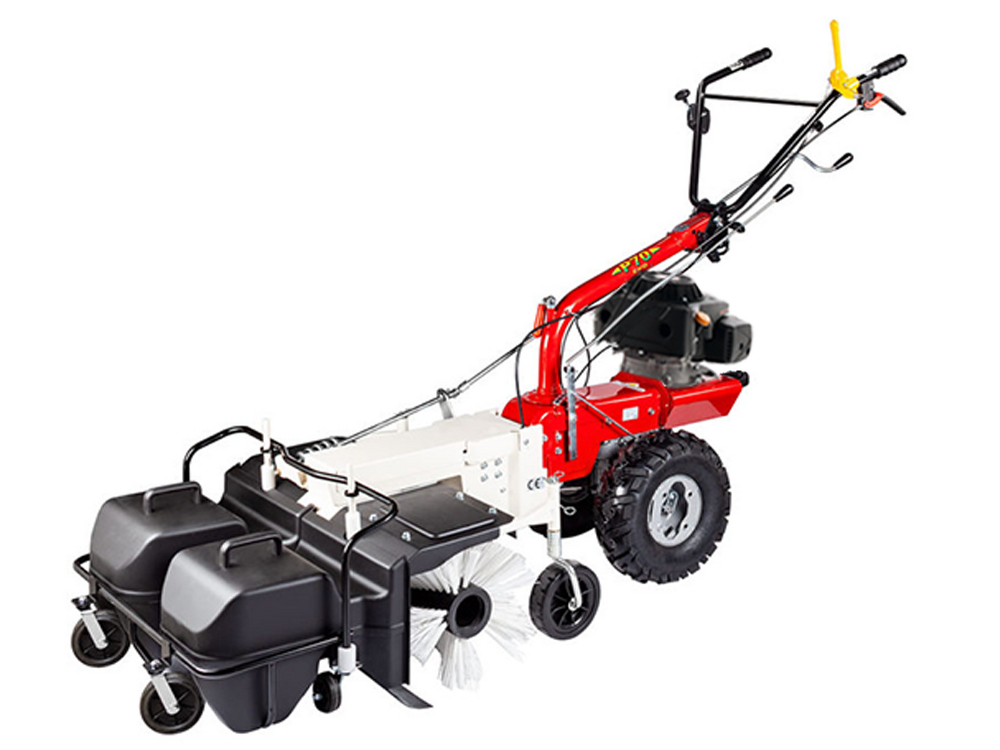 Barredora Eurosystems P70 EVO de 88 cm, barredora con recogida y motor Loncin 224 OHV - Imagen 2