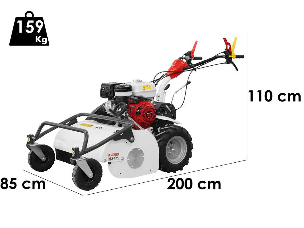 Barbieri G775 – Desbrozadora de ruedas de cuchillas – Honda GX340 - Imagen 2