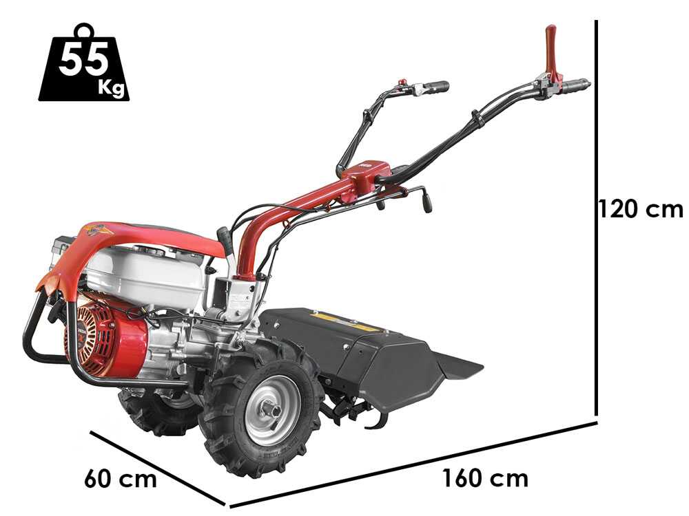 Barbieri RED – Motocultor de gasolina – Honda GX160 – 4,78 CV - Imagen 2