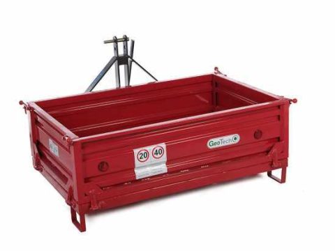 Caja de 3 puntos para tractor GeoTech TRP 160 – Basculante – 3 laterales abatibles
