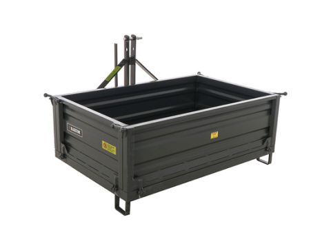 Caja para tractor Blackstone B-TB 140 – Basculante – 3 laterales abatibles
