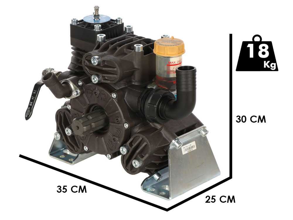 Bertolini Pumps PA 730 VM – Bomba de pulverización para tractor – Alta presión - Imagen 2