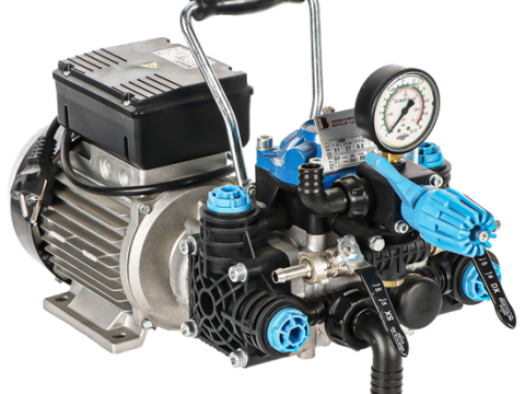 Bertolini Pumps POLY 2030 H.P. RTE.1 – Motobomba eléctrica de pulverización – Versión para ácidos y productos químicos