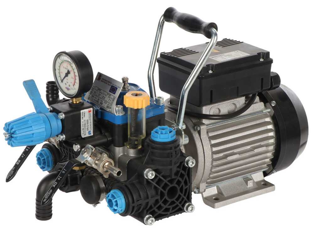 Bertolini Pumps POLY 2030 H.P. RTE.1 – Motobomba eléctrica de pulverización – Versión para ácidos y productos químicos - Imagen 4