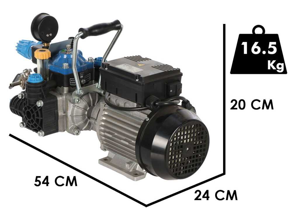 Bertolini Pumps POLY 2030 H.P. RTE.1 – Motobomba eléctrica de pulverización – Versión para ácidos y productos químicos - Imagen 2