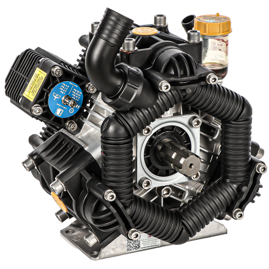 Bertolini Pumps POLY 2150 VS – Bomba de baja presión para el desherbado en tractor – Versión para ácidos y productos químicos