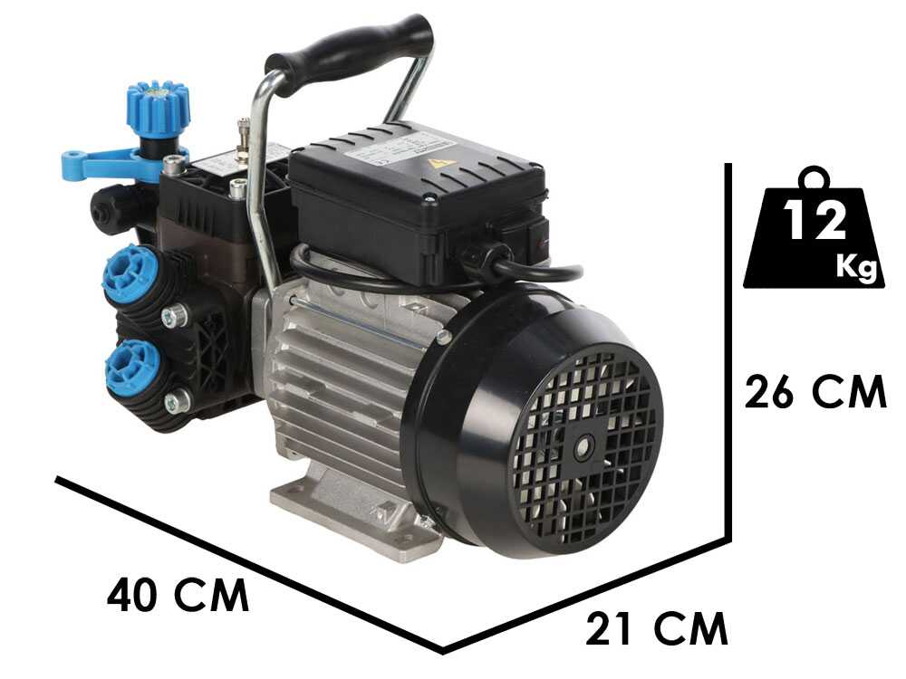 Bertolini Pumps STRIP DE71 – Motobomba eléctrica de pulverización - Imagen 2