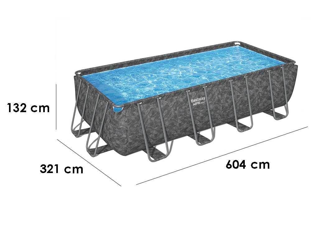 Bestway APX 365 561KA – 549 x 274 x 132 cm – Piscina elevada para 7-8 personas - Imagen 2