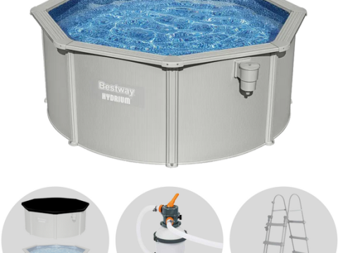Bestway Hydrium 56566 – Ø305×122 cm – Piscina redonda