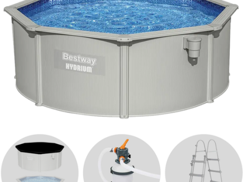 Bestway Hydrium 56574 – Ø366×122 cm – Piscina redonda