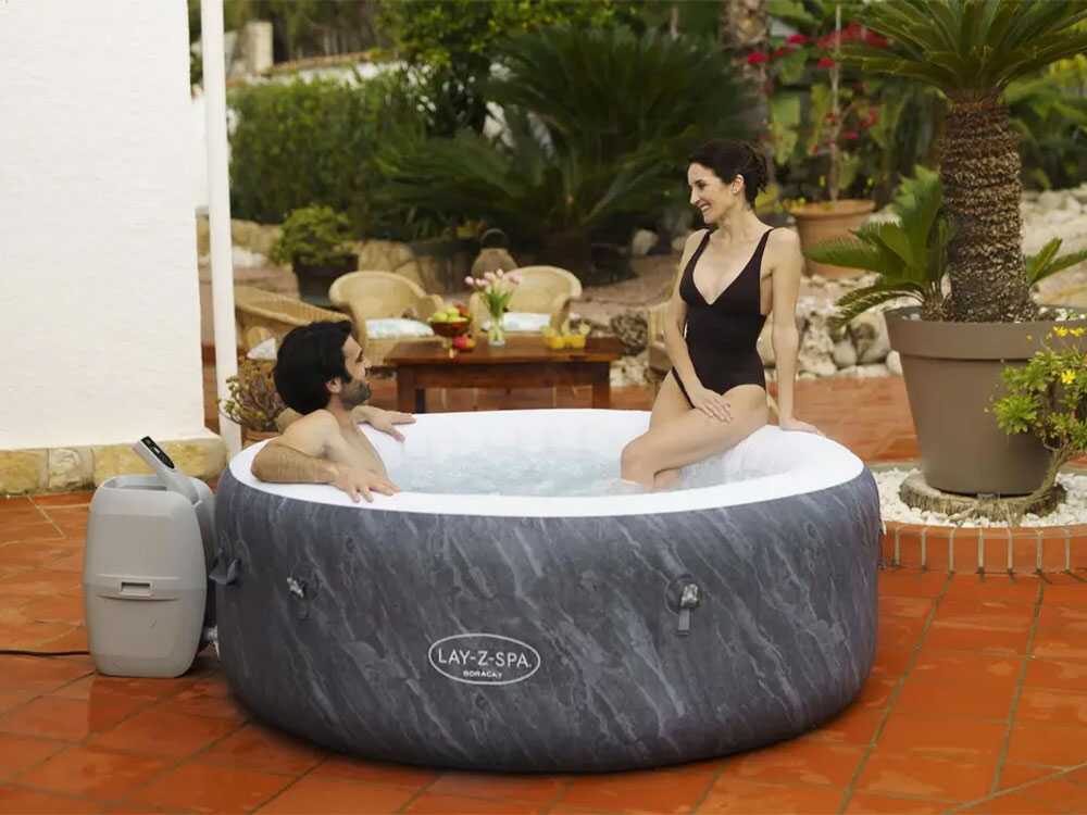 Bestway Lay-Z-Spa Boracay AirJet 60175 – Ø180×66 cm – Spa hinchable - Imagen 2