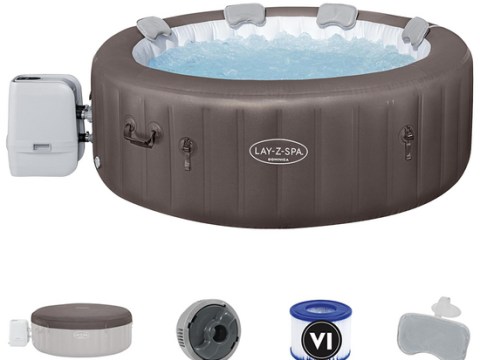 Bestway Lay-Z-Spa Dominica HydroJet 6001S – Ø196×71 cm – Spa hinchable