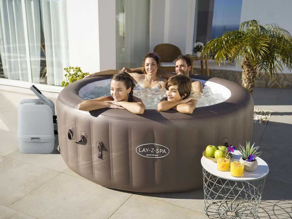 Bestway Lay-Z-Spa Dominica HydroJet 6001S – Ø196×71 cm – Spa hinchable - Imagen 4