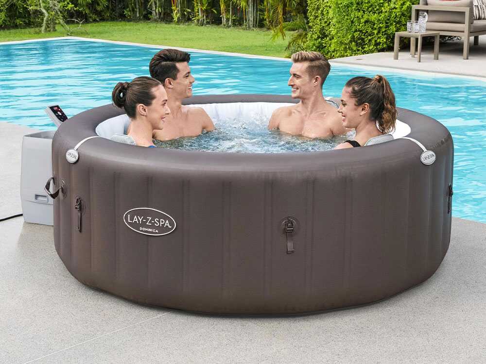 Bestway Lay-Z-Spa Dominica HydroJet 6001S – Ø196×71 cm – Spa hinchable - Imagen 5