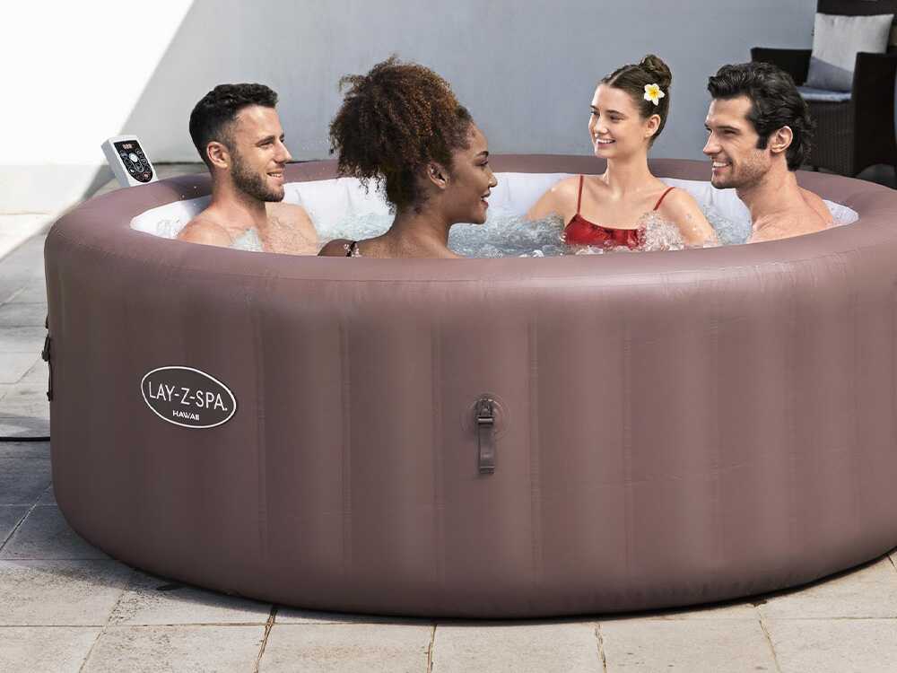 Bestway Lay-Z-Spa Hawaii AirJet 6001G – Ø196×71 cm – Spa hinchable - Imagen 5
