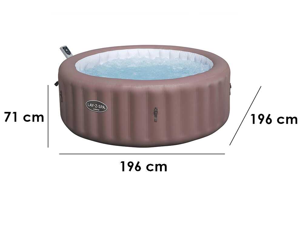 Bestway Lay-Z-Spa Hawaii AirJet 6001G – Ø196×71 cm – Spa hinchable - Imagen 2