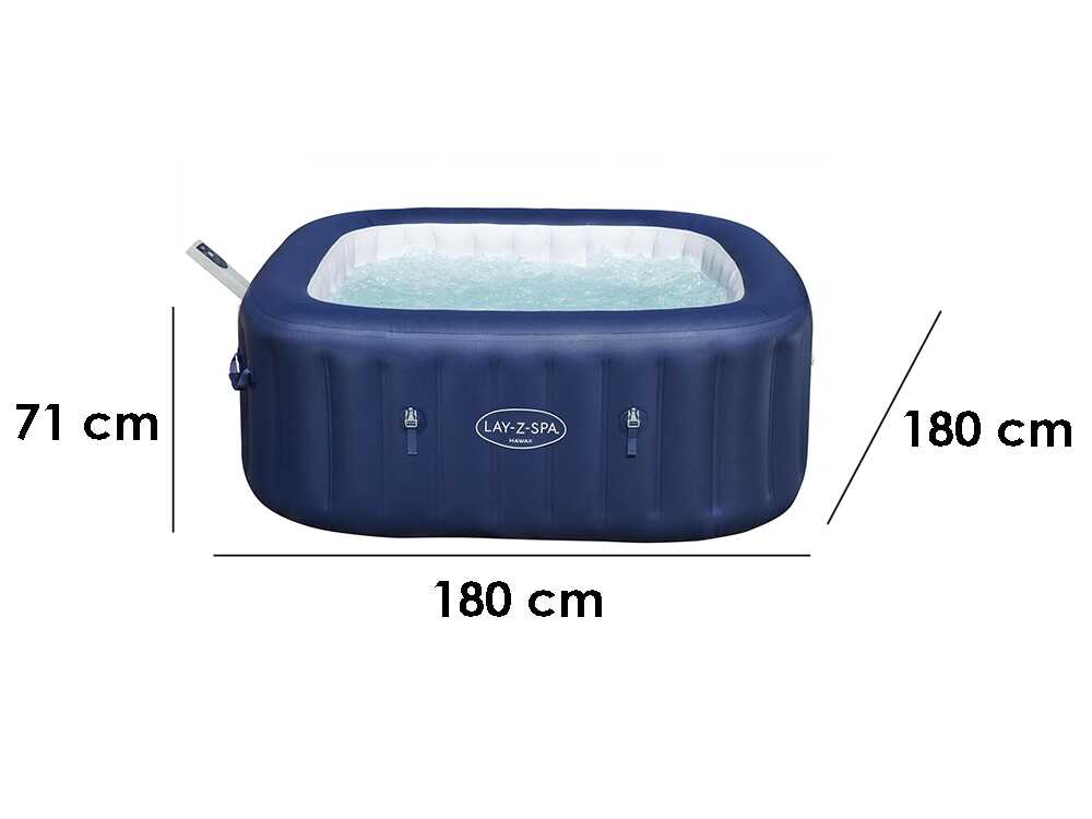 Bestway Lay-Z-Spa Hawaii AirJet 6001H – 180x180x71 cm – Spa hinchable - Imagen 2