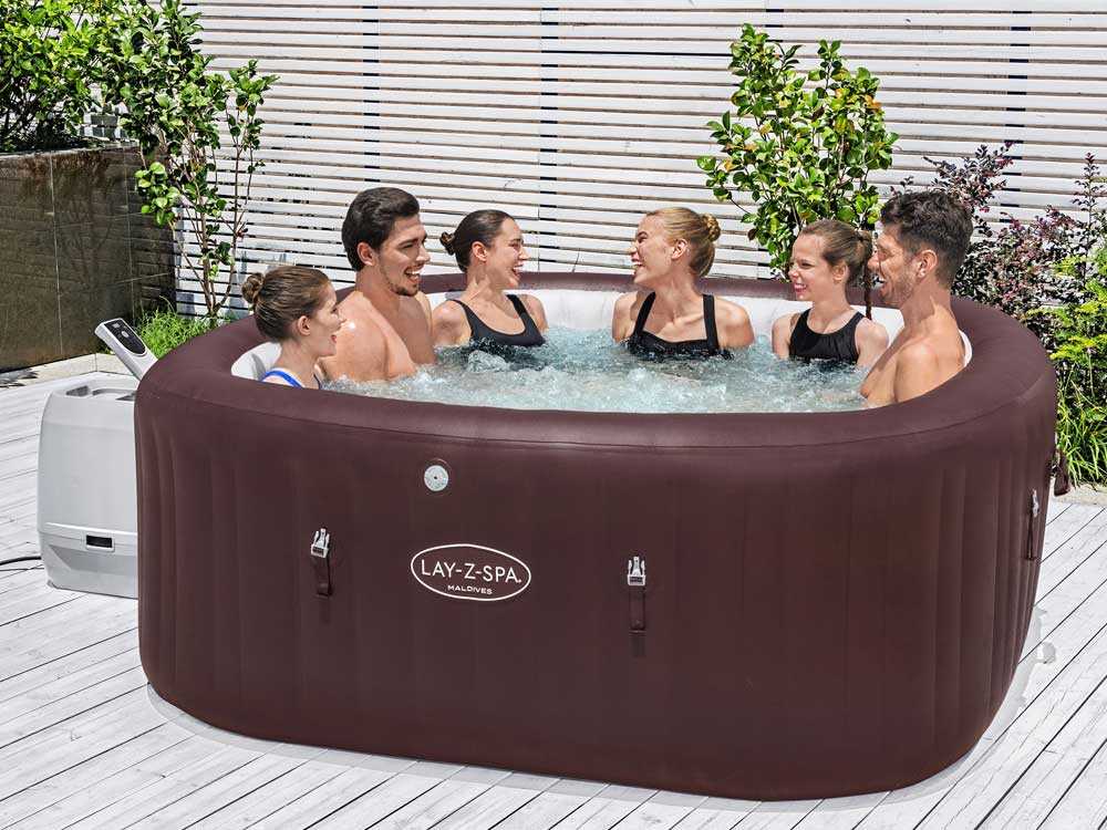 Bestway Lay-Z-Spa Maldives HydroJet Pro 6001U – 201x201x80 cm – Spa hinchable - Imagen 5