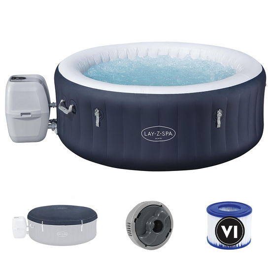 Bestway Lay-Z-Spa Miami AirJet 6001C – Ø180×66 cm – Spa hinchable para 3-4 personas