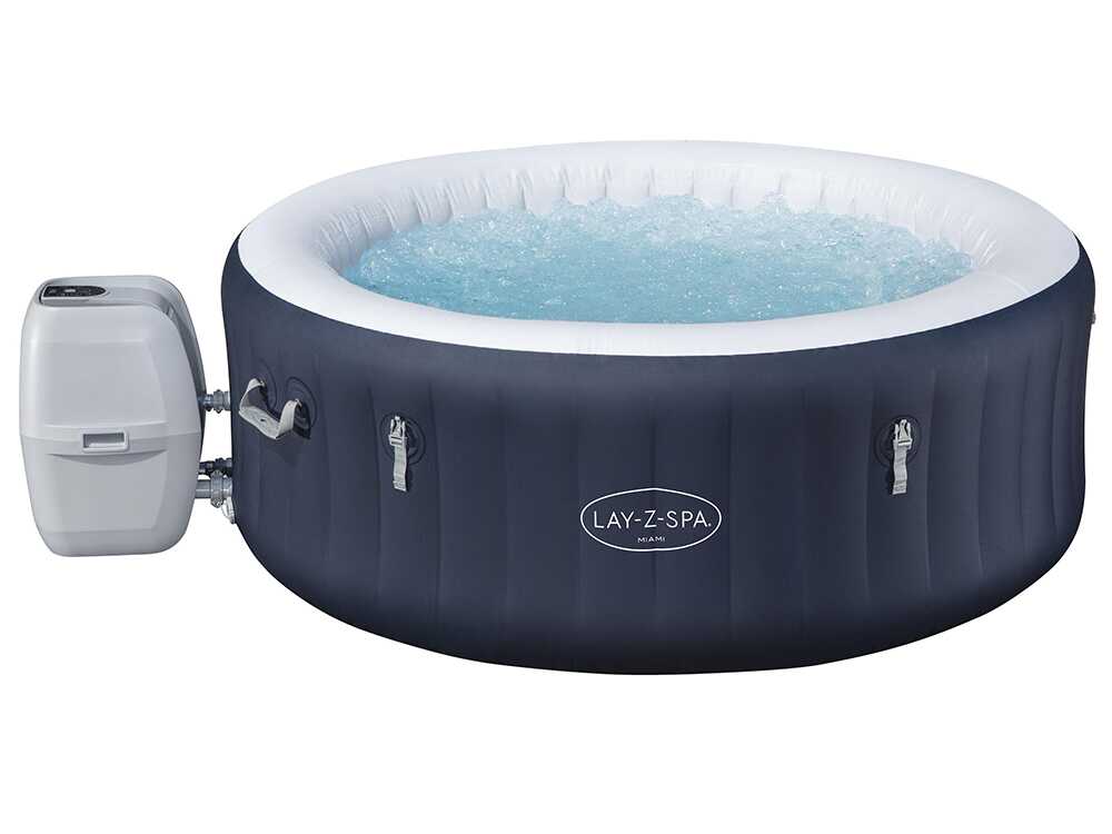 Bestway Lay-Z-Spa Miami AirJet 6001C – Ø180×66 cm – Spa hinchable para 3-4 personas - Imagen 3