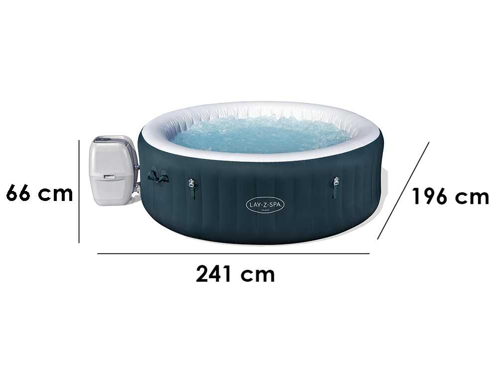 Bestway Lay-Z-Spa Miami AirJet 6001D verde – Ø196×66 cm – Spa hinchable para 5-6 personas - Imagen 2