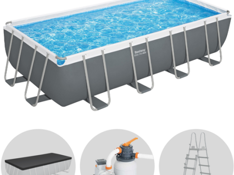 Bestway Power Steel rectangular 56466 – 549x274x122 cm – Piscina elevada