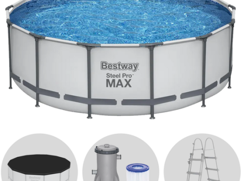 Bestway Steel Pro max 5612X – Ø427×122 cm – Piscina redonda