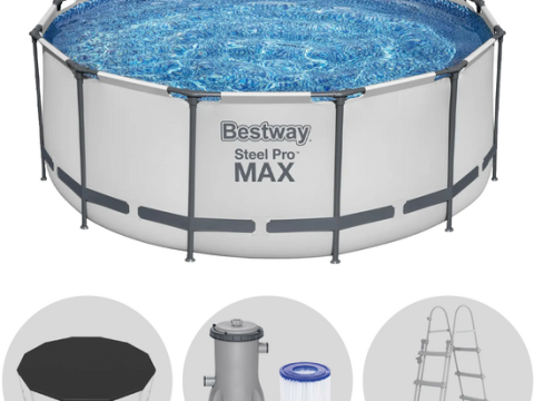 Bestway Steel Pro Max 56420 – Ø366×122 cm – Piscina redonda